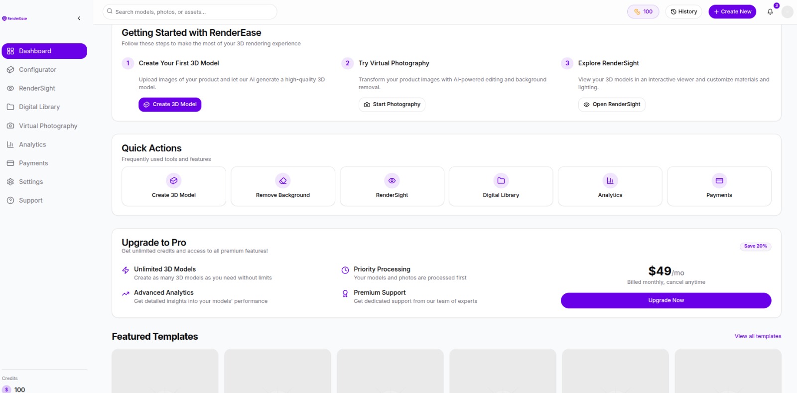 RenderEase Product Visualization