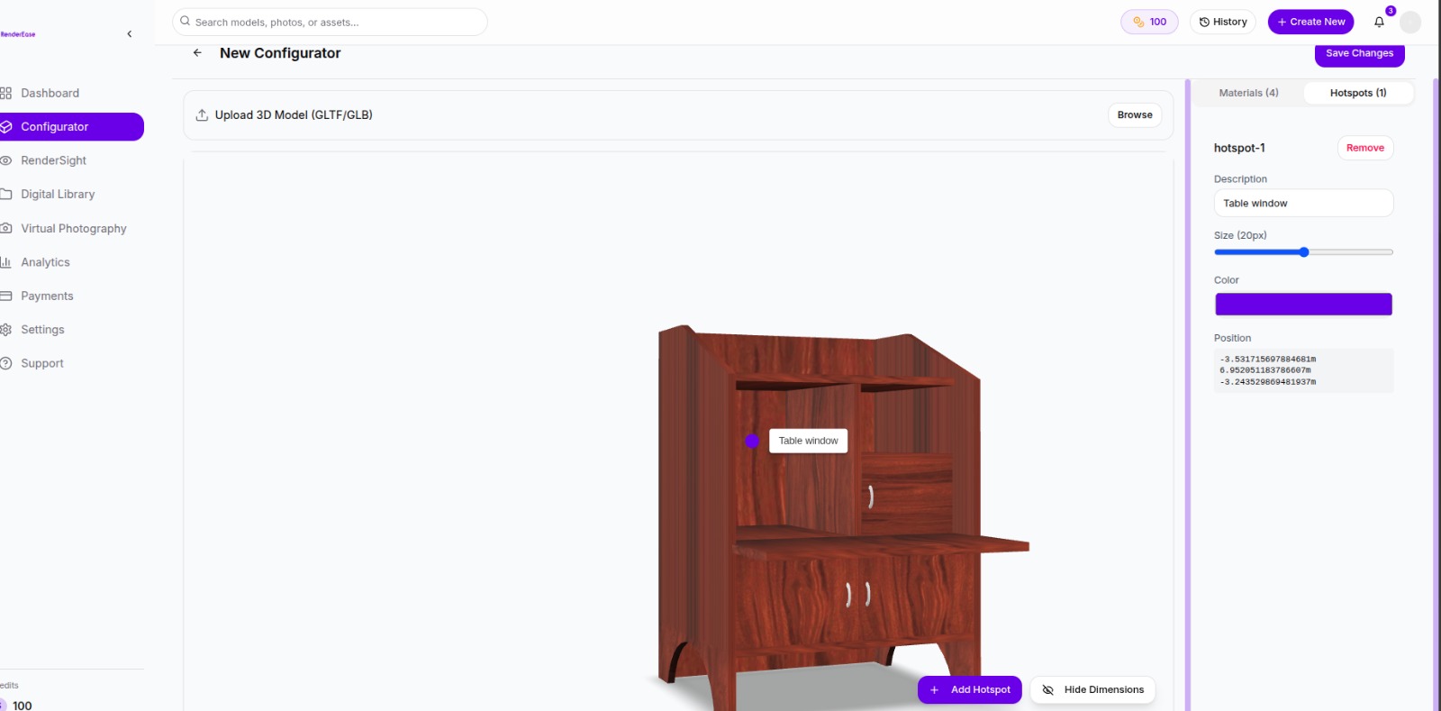 RenderEase Platform Interface