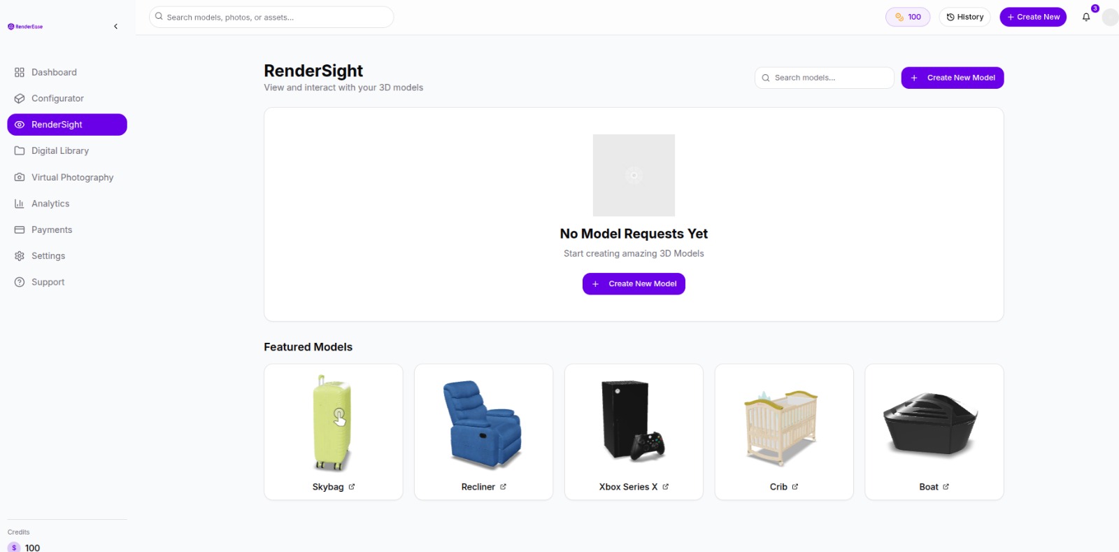 RenderEase Analytics Dashboard
