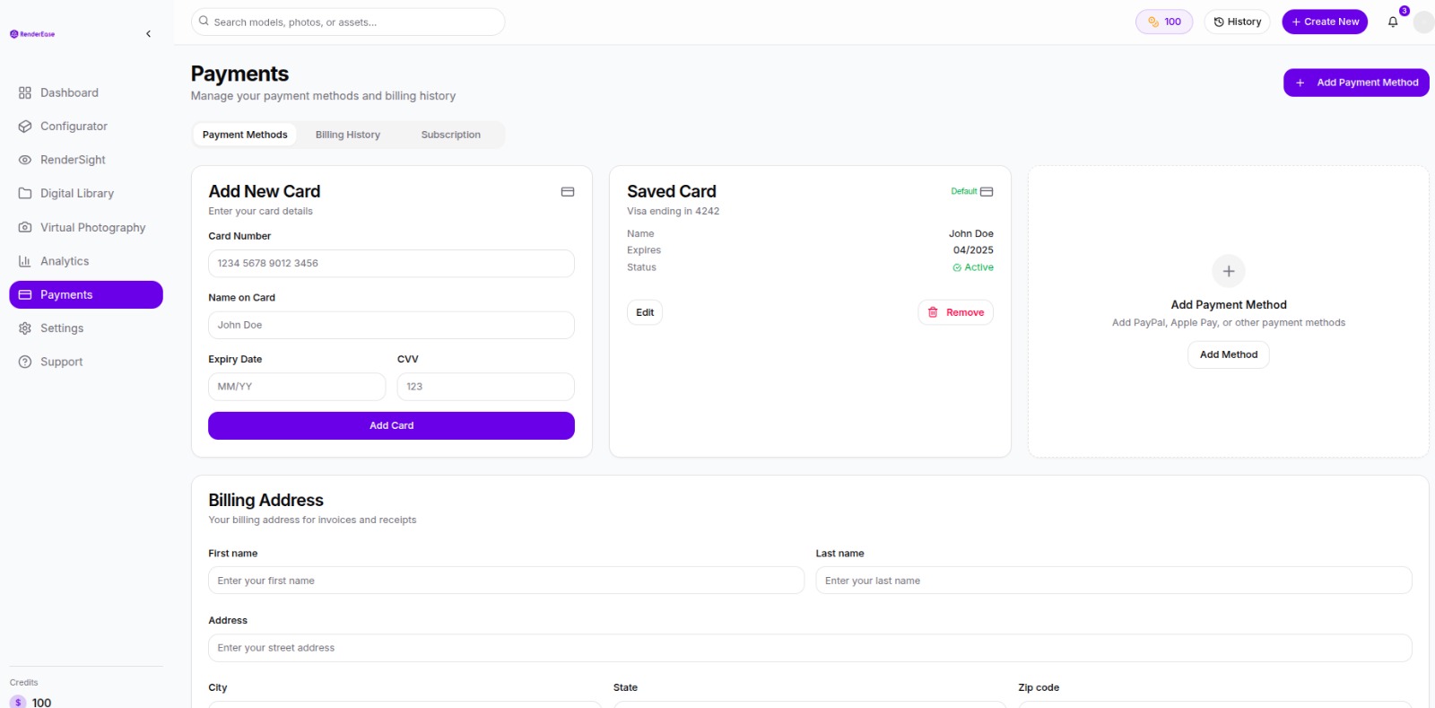 RenderEase Mobile Experience